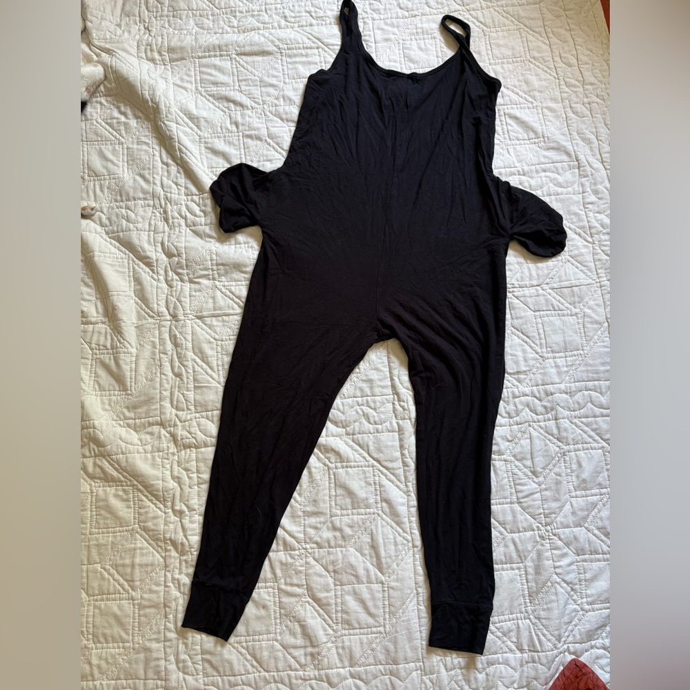 Smash + Tess Black Relaxed Fit Jumpsuit